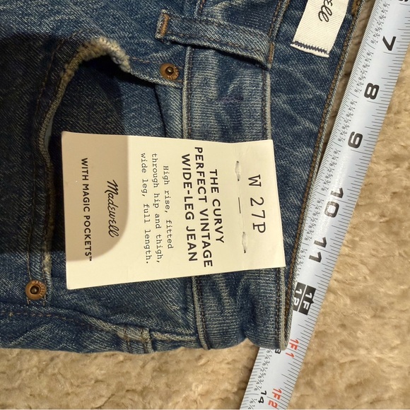Madewell Women's Blue Flare & Wide Leg Jeans - Picture 6 of 8